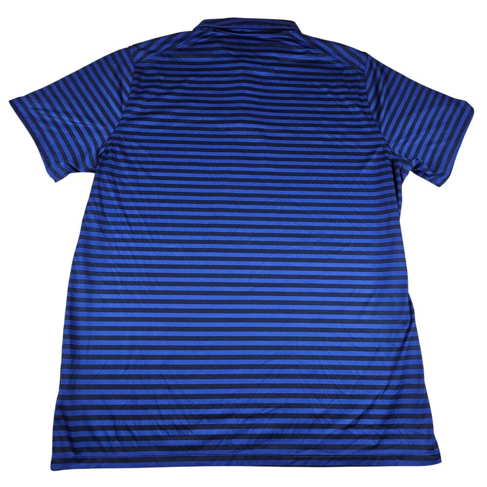 Nike Logo Polo Shirt Men XXL Stripe Dri-Fit Stretch Golf Performance CU9858 Logo - Picture 3 of 11